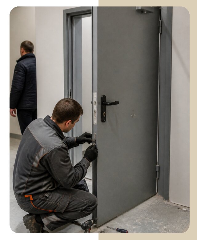 Ремонт противопожарной двери в Дивногорске по цене 6572 р. | ДвериЛегко-Двн