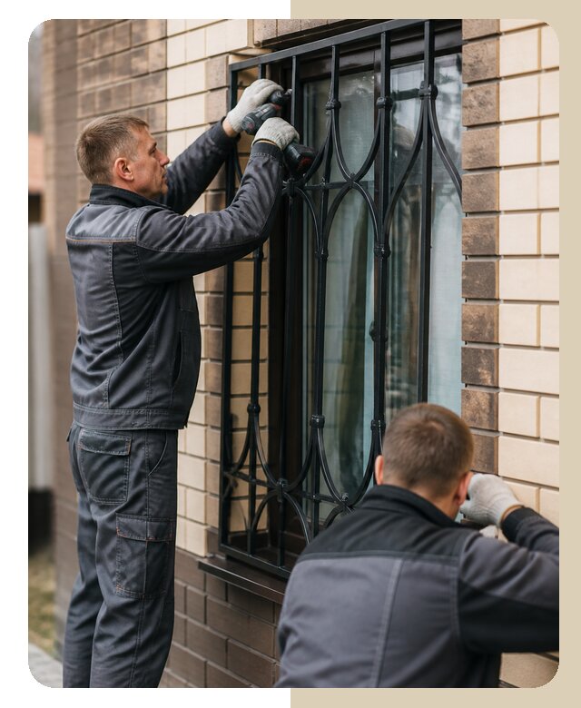 Установка решеток в дом в Дивногорске по цене от 3539 р. | ДвериЛегко-Двн